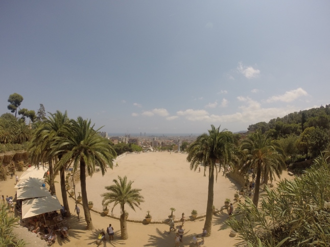 Utsikt fra Gaudiparken